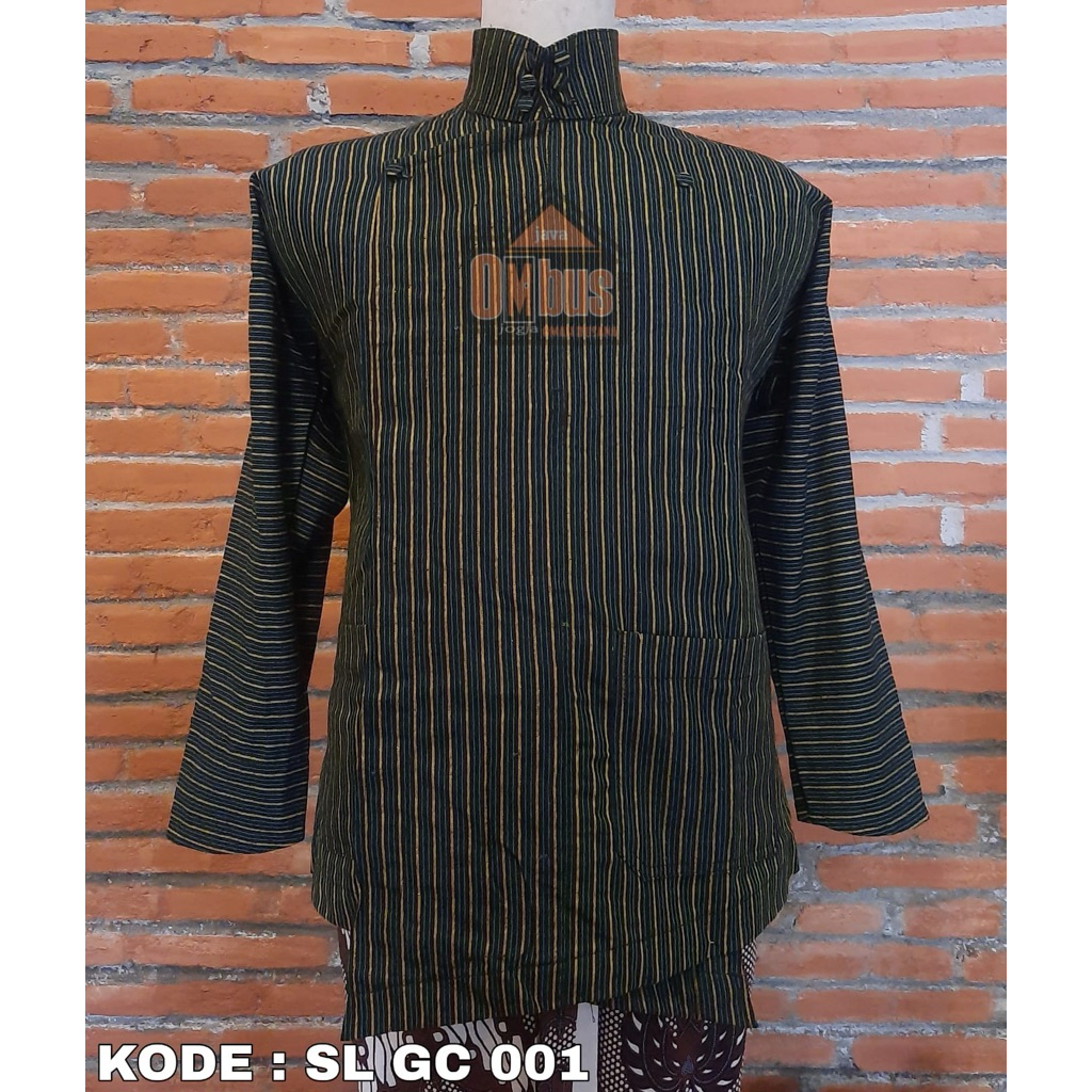 Surjan Lurik|| Kode: SL GC 01|| Busana Jawa|| Java Ombus||