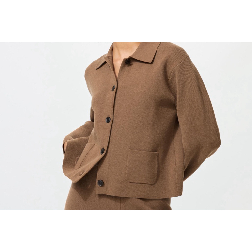 PRELOVEDMilanoRibbedKnittedJacketUniqlo