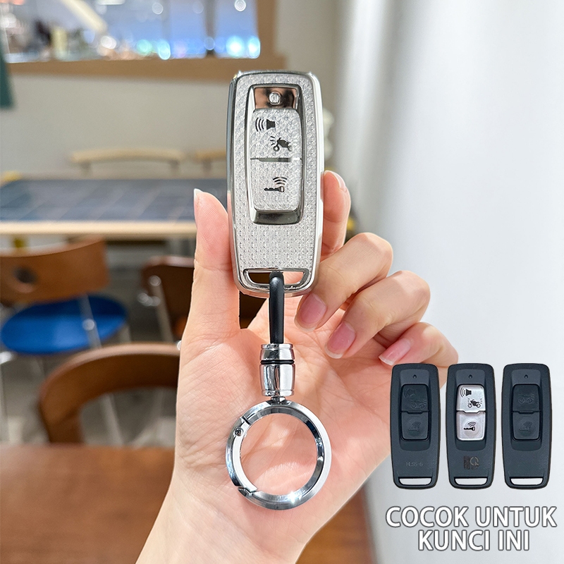 Cover Case Kunci Logam Kulit Motor /Untuk Honda STYLO 160 PCX 160 ADV 160/Casing Cover Kunci Remot K