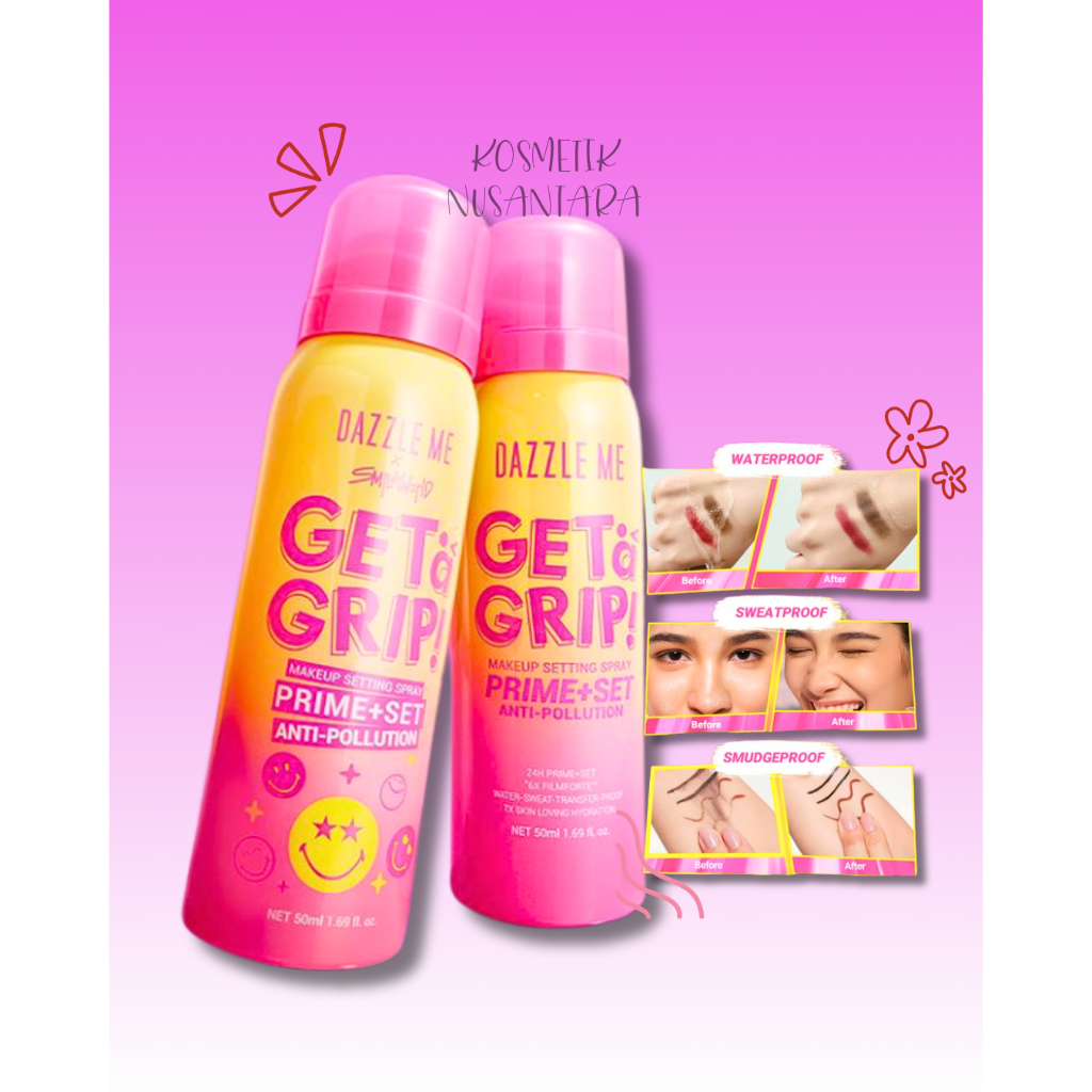 DAZZLE ME SETTING SPRAY// SETTING SPRAY SMOOTH// SETTING SPRAY GET A GRIP