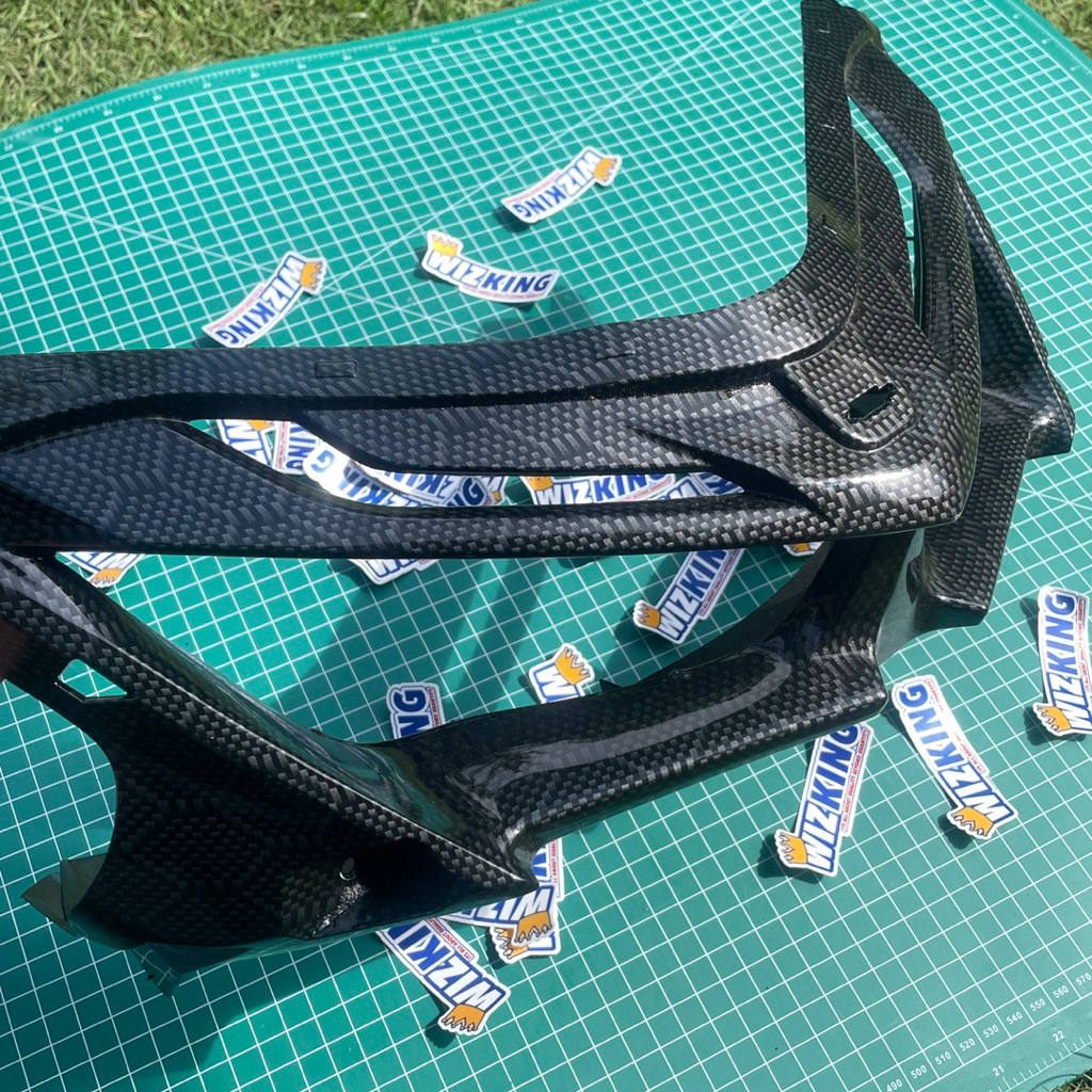 Garnis vario 160 carbon hexafob lis lampu depan vario 160 cbs karbon hexagon carbon hexagon