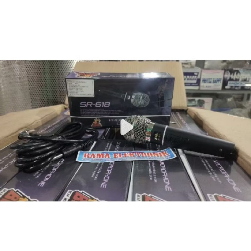 MIC MICROPHONEBMA SR618SR-618BMA MICMURAH ORIGINAL BMA SR618617