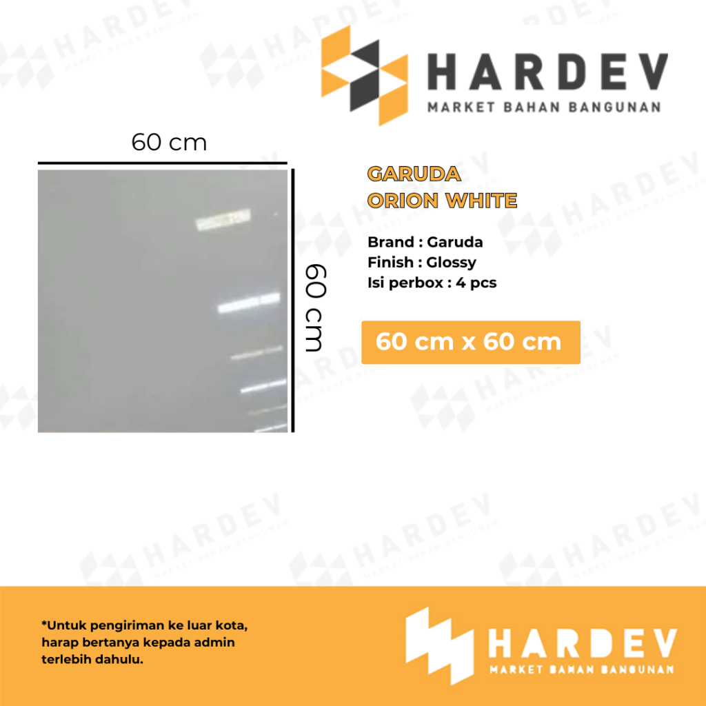 GARUDA Granite 60x60 Orion White (GS-68121)