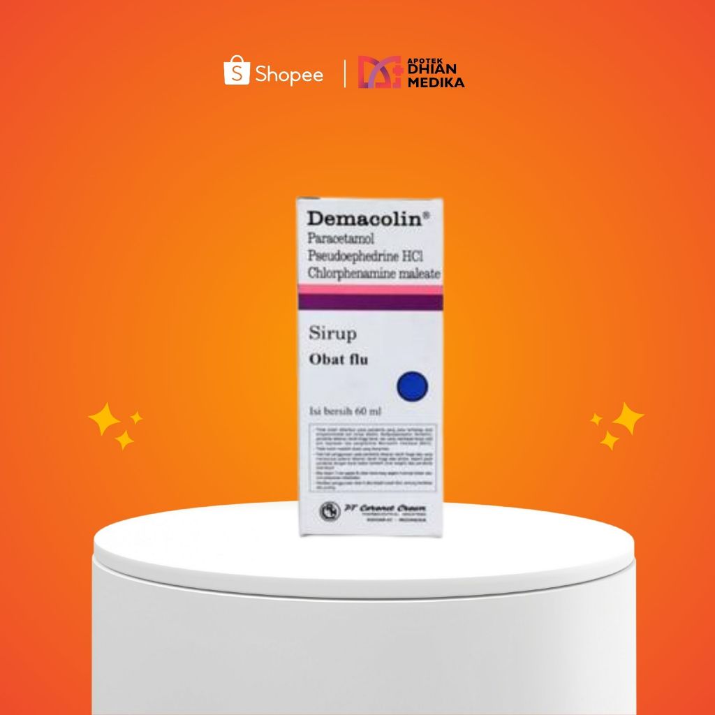DEMACOLIN SIRUP 60ML DAN DEMACOLIN TABLET 10TAB
