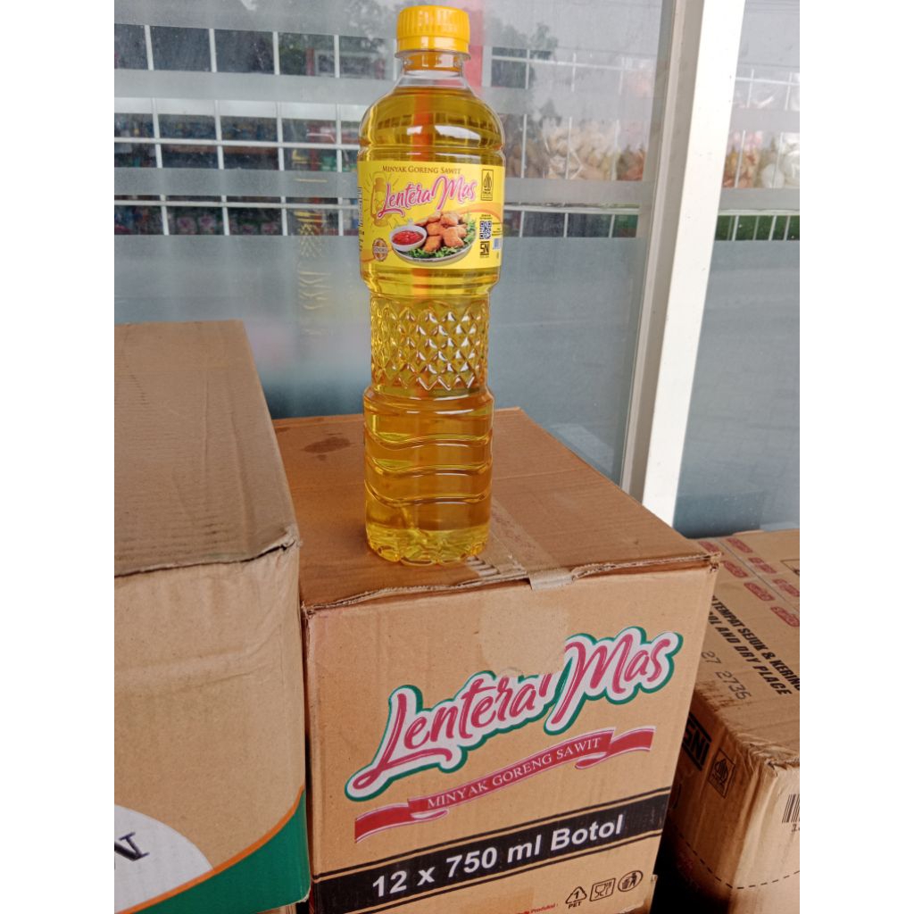 5pcs Minyak Goreng Lentera Mas 750ml isi 12