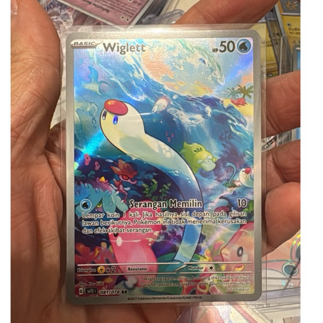 Wiglett sv1S 081/078 AR - Kartu Pokemon Indonesia