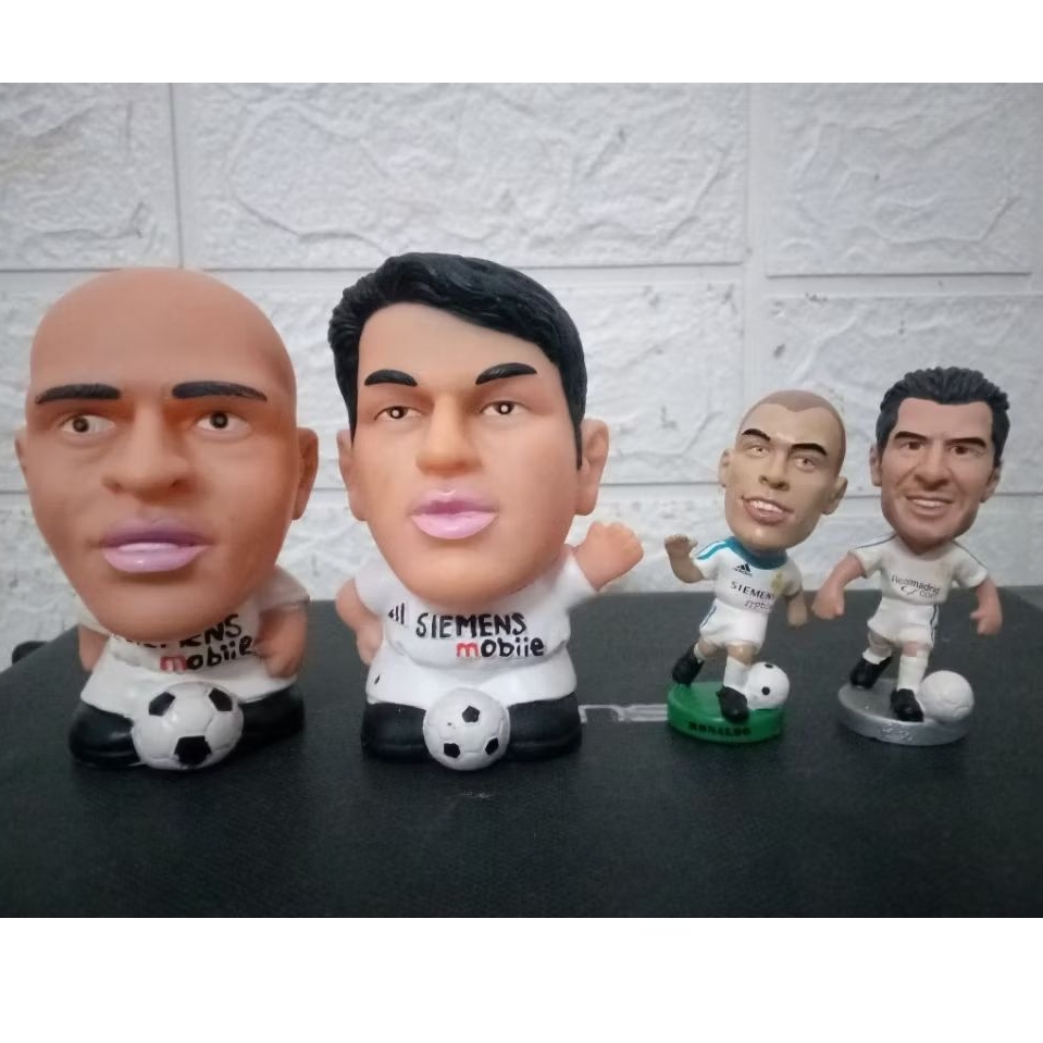 Figure Soccer Pemain Bola Real Madrid Carlos, Raul, Ronaldo, Figo (Take All)