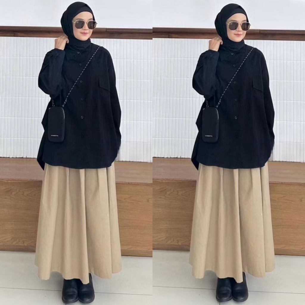 Kemeja Oversize Wanita - Au Phankarat BKK