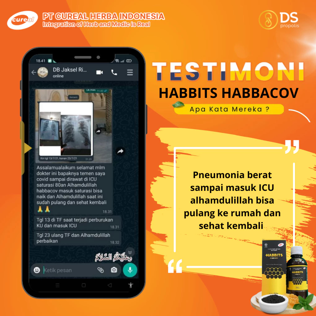 PAKET Obat Covid 19 Herbal Obat Covid Obat Corona Herbal Imun BPOM Herbal Madu Habbacov 100%Original