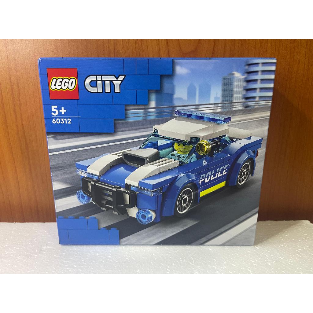 LEGO City 60312 Police Car (94 Pieces), Mainan Mobil Polisi Anak Building Block Bricks Toys