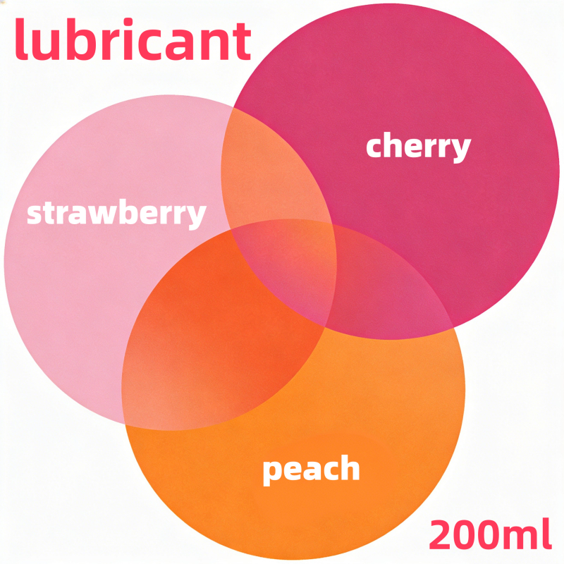 PRIVASI ORl Pelumas Black Lubricant Gel Pelumas Seks 200ML Water-based Starwberry Cherry Peach