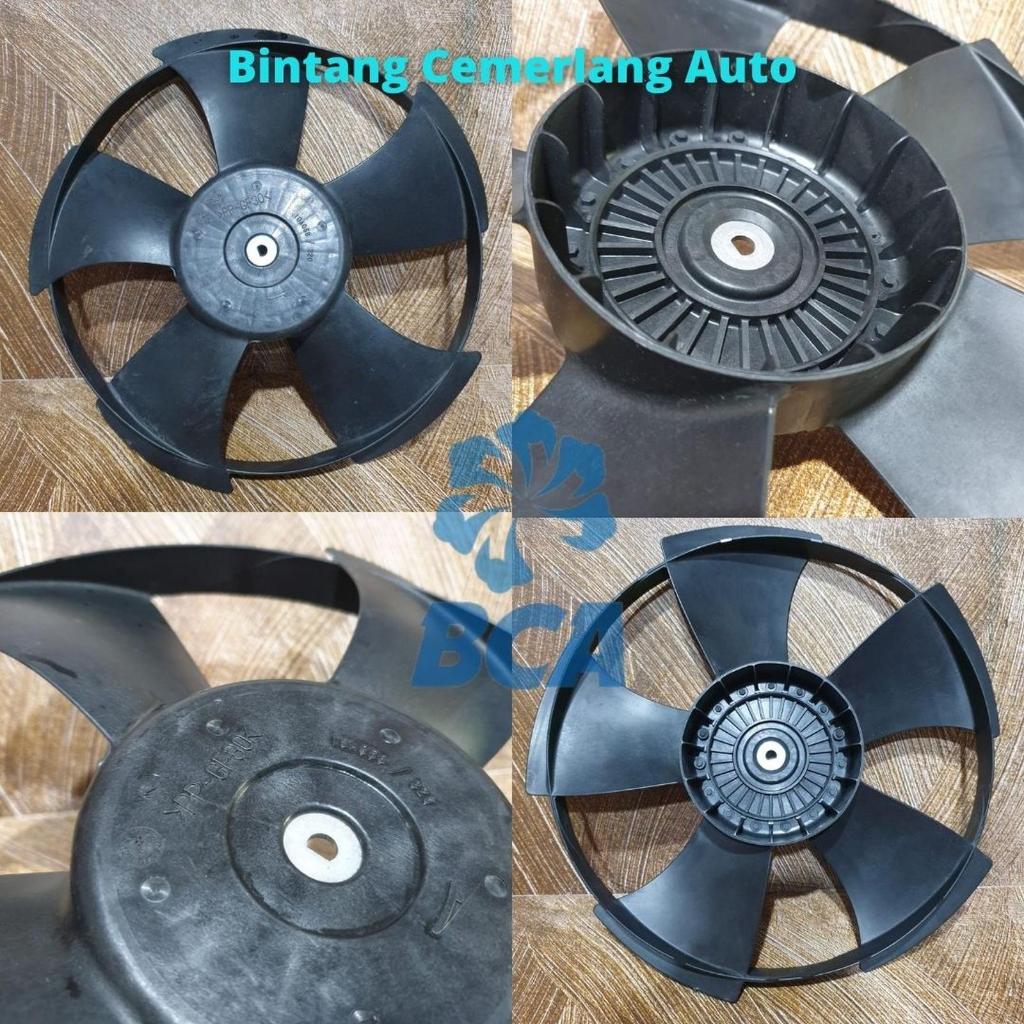 EXTRA FAN AC Mobil HONDA Mitsuba Daun 5 AC Mobil dan Radiator Hitam
