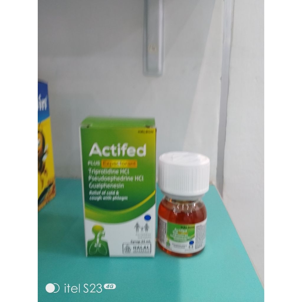 OBAT BATUK BERDAHAK | ACTIFED EXPECTORAN 25ML