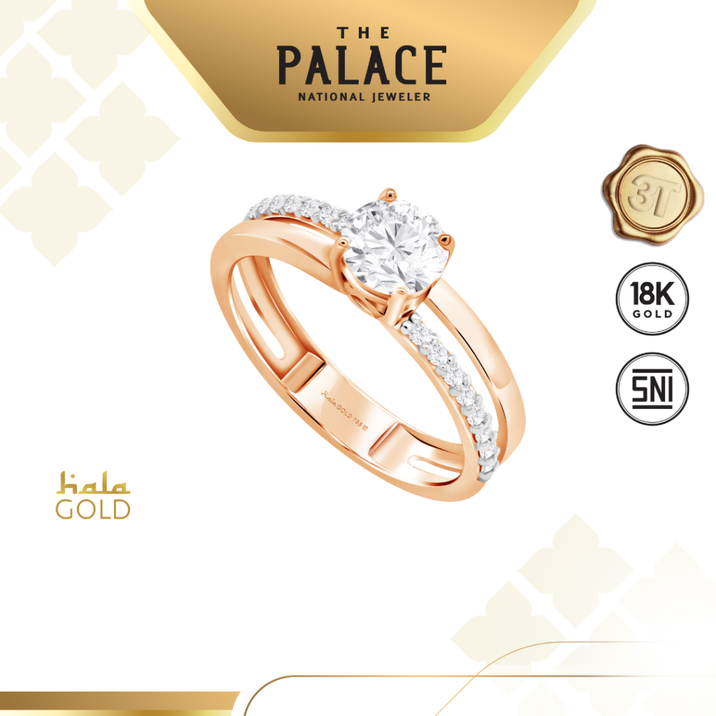 Hala Gold Pesona B Ring / Cincin