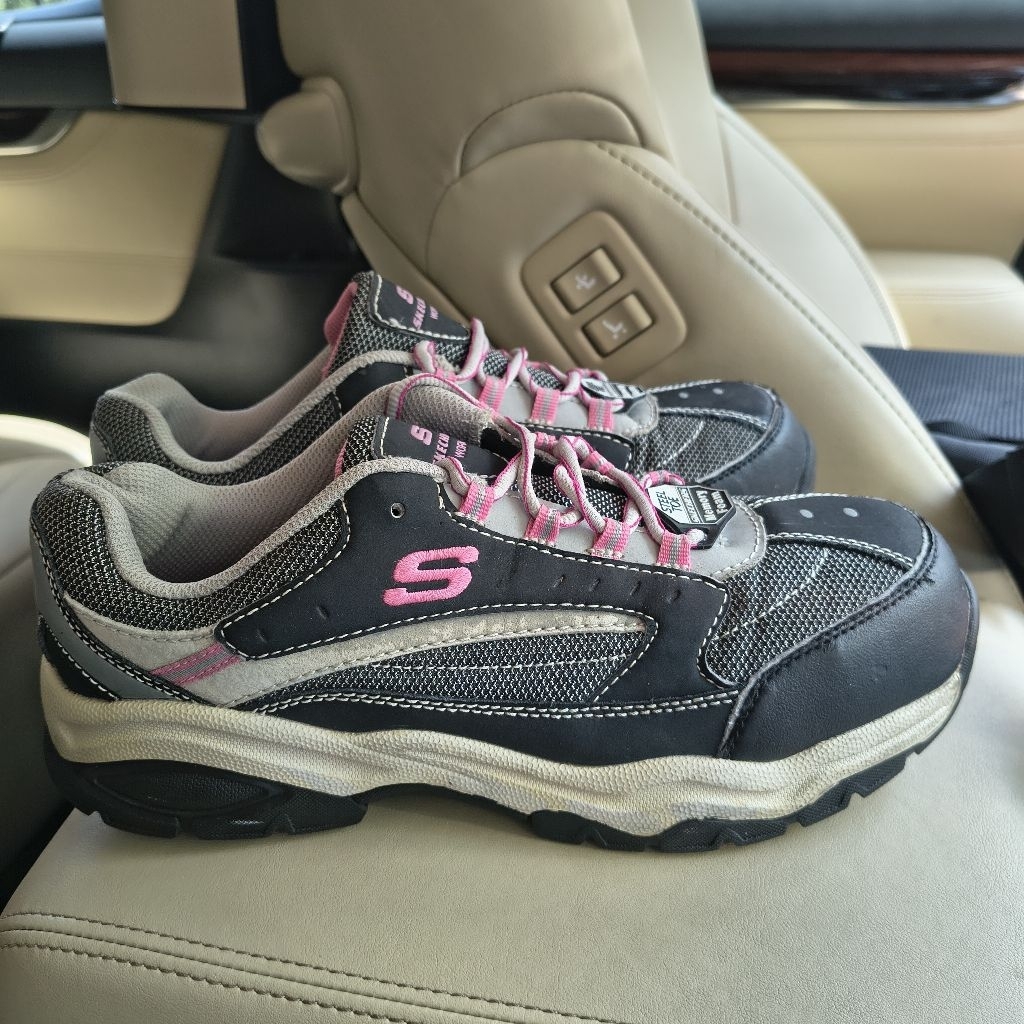 Skechers Work Safety Shoes Steel Toes Size 40 25,5cm | Sepatu Bekas Layak Pakai