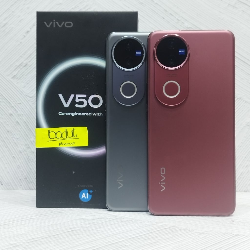 Vivo V50 5G 12/512GB 12/256GB Handphone Bekas Second Fullset
