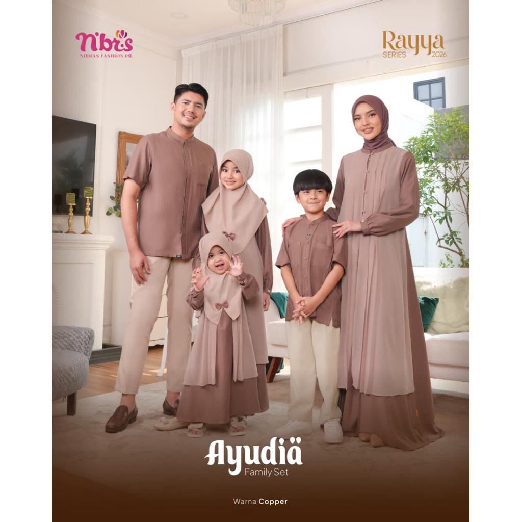 NIBRAS RAYYA AYUDIA FAMILY SET COPPER