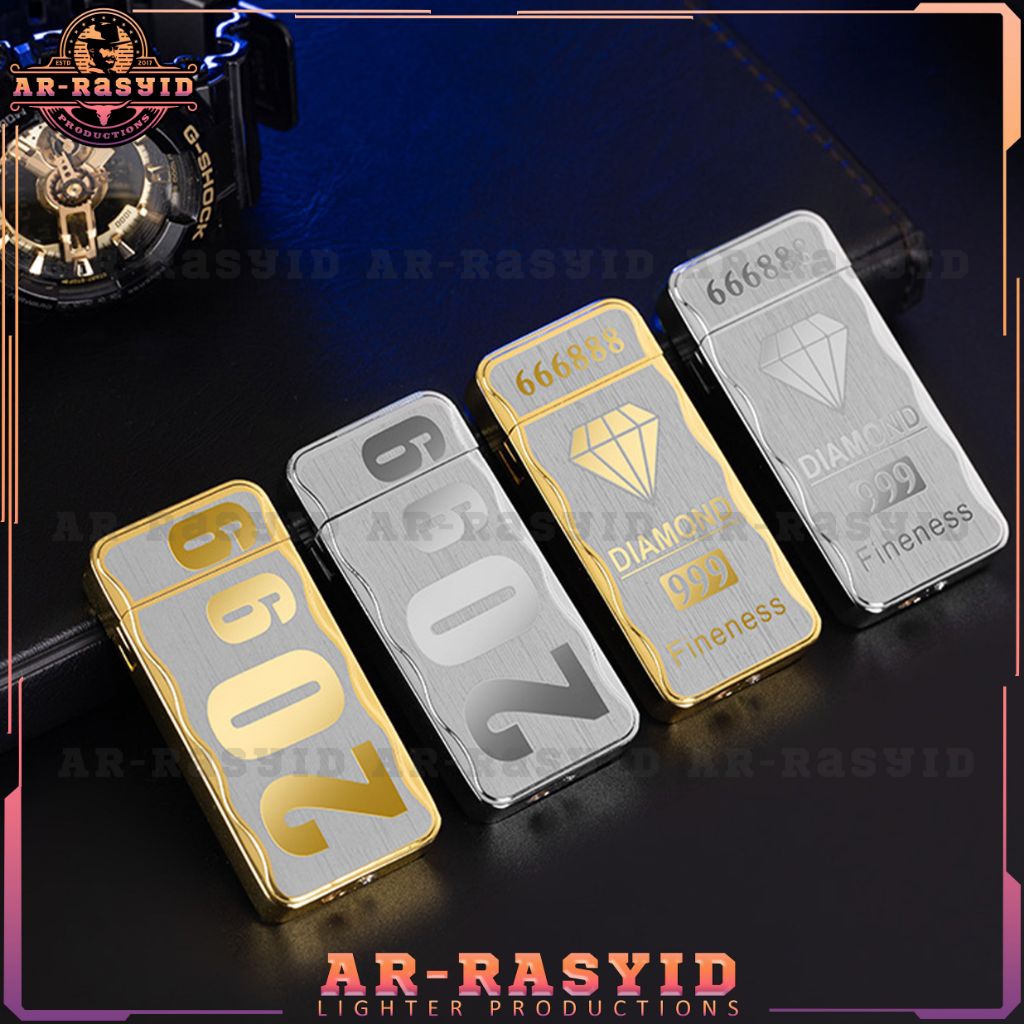 Korek Api Bara Gas Double Plated Diamond 2099 Xin Fa Lighter XF-920