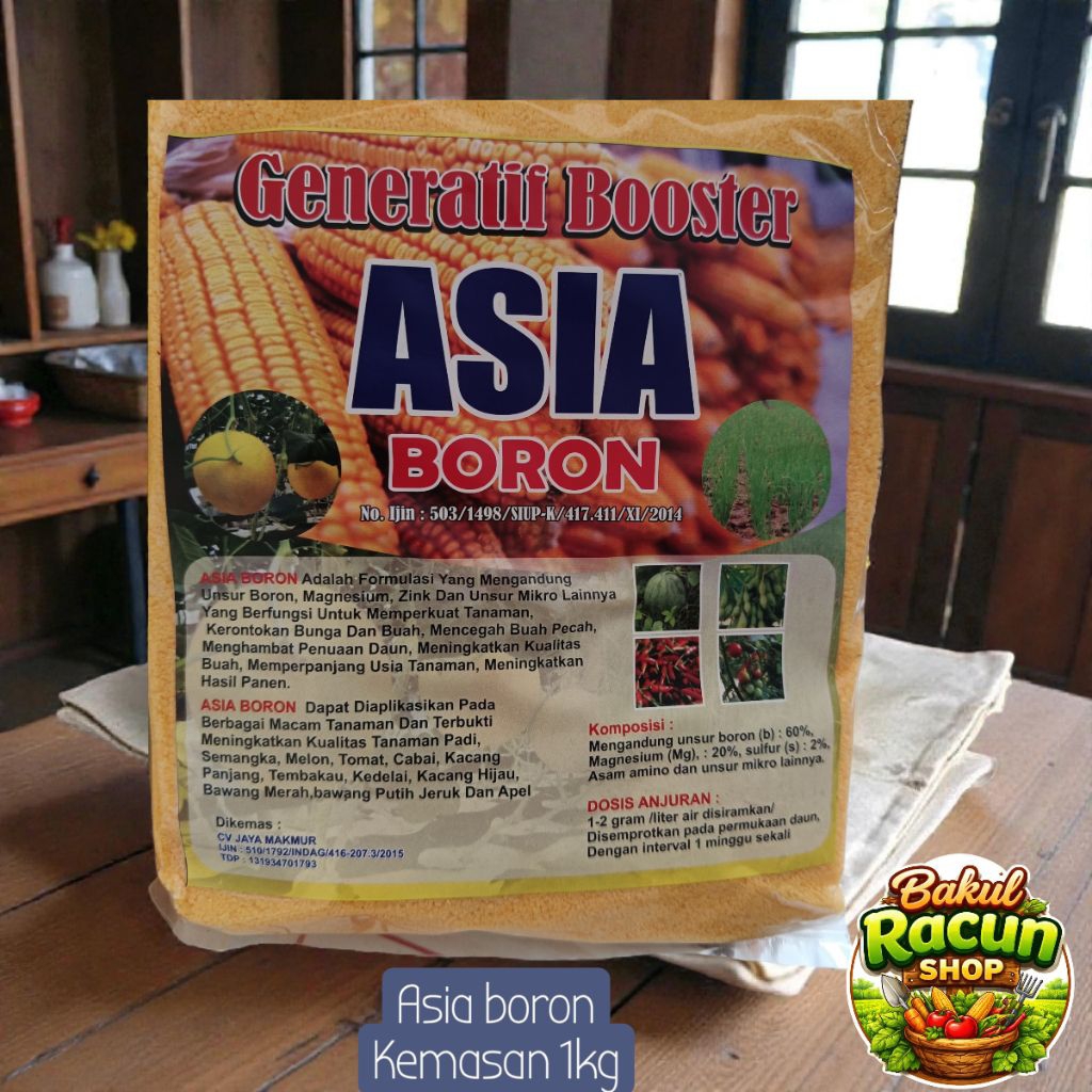 Pupuk Asia boron kemasan 1kg