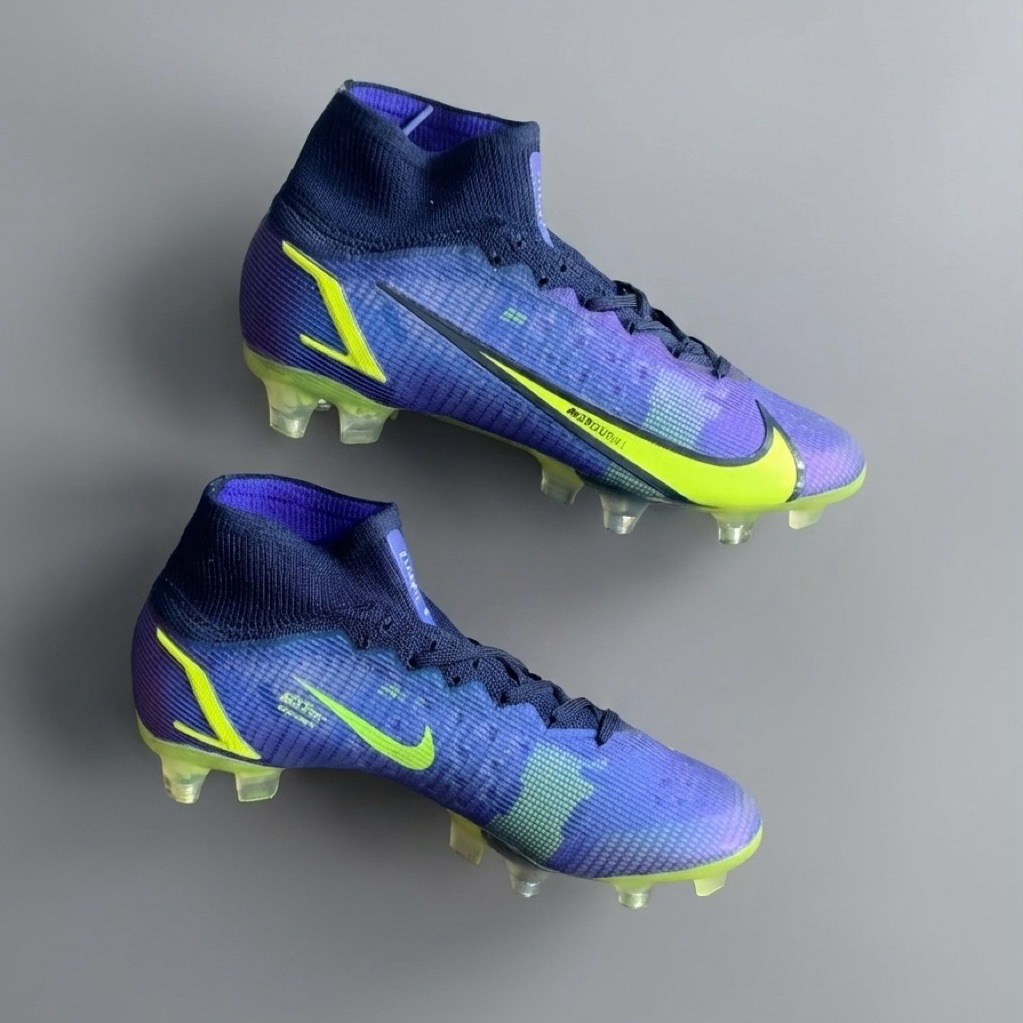 SEPATU BOLA NIKE AIR ZOOM MERCURIAL SUPERFLY 9 ELITE PURPLE VOLT - SPEED WEAPON