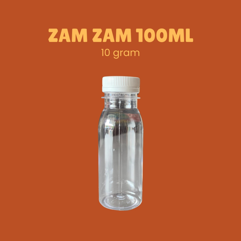 Botol PET Zam Zam 100ml | Botol 100ml | Botol Zam Zam | Botol Plastik