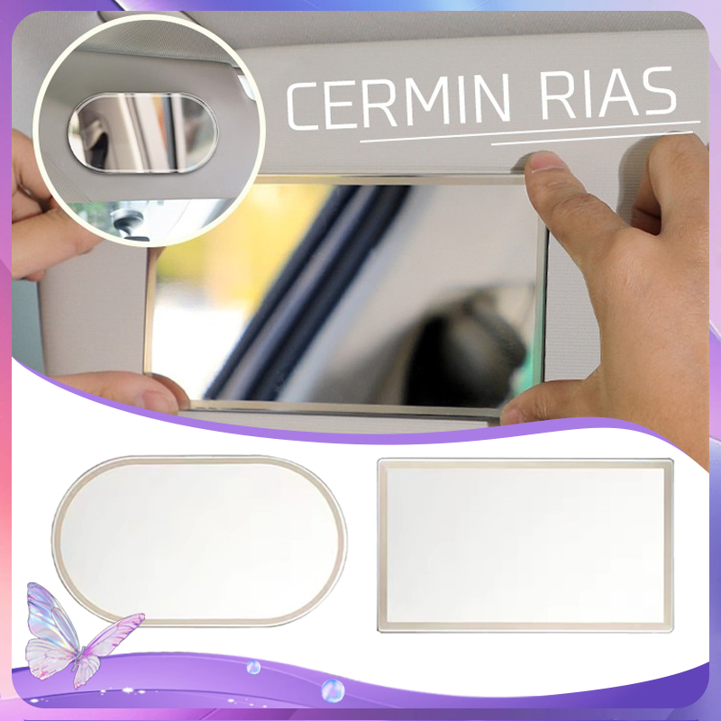 Kaca Sun Visor Mobil Cermin Makeup Mobil Mirror Sunvisor Kaca Mobil Cermin Sunvisor