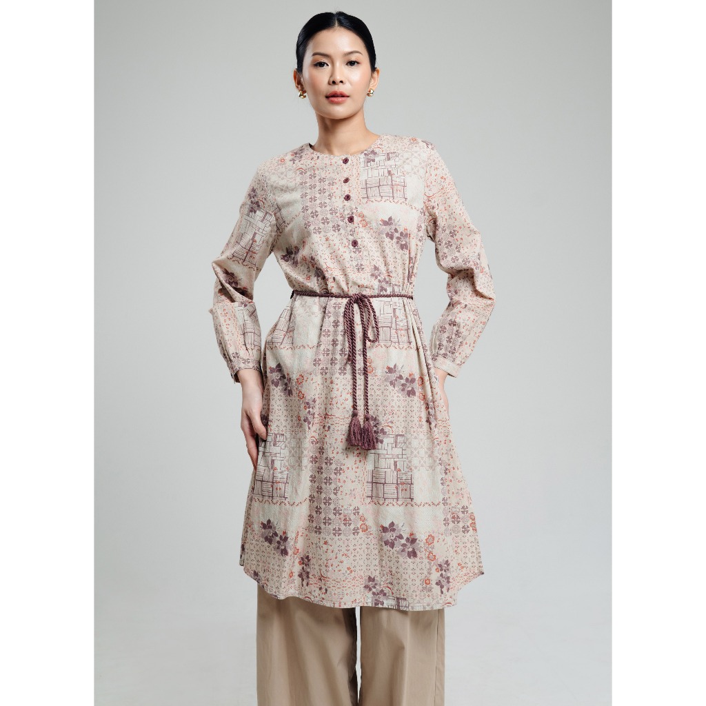 EXPAND Tealia Tunik |Kemeja Wanita - Lengan Panjang