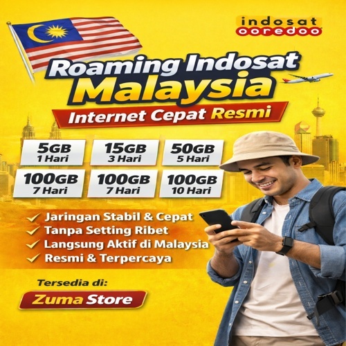 PROMO Internet Roaming Indosat Malaysia Cepat dan Stabil