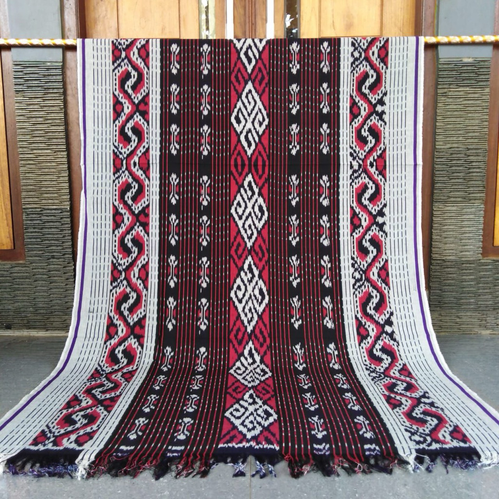 Kain Tenun Blanket Halusan Motif Ethnic Nusantara Kualitas Super Bahan Buat Baju Pria Wanita Anak An