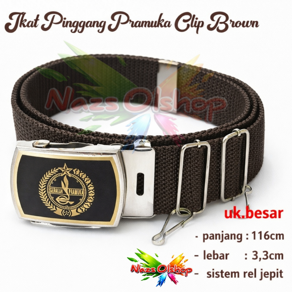 Gesper Ikat Pinggang Pramuka Sekolah SMA Putra Grosir dan Eceran