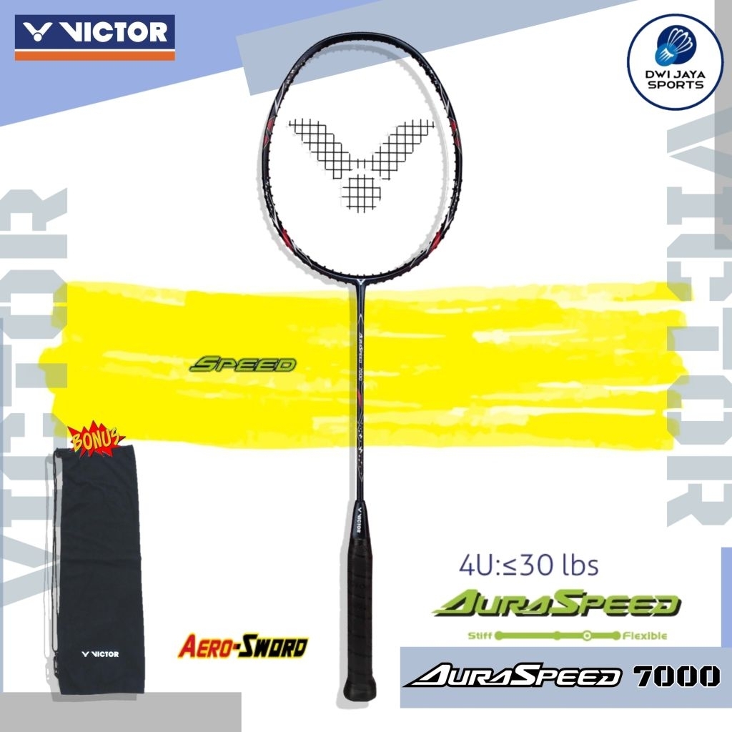 Victor Auraspeed 7000 | ARS-7000 B Badminton Racket
