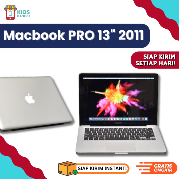 SECOND - MACBOOK PRO 13inch 2011 Intel Core i5 RAM 6GB - Storage ( SSD 120GB + HDD 500GB )