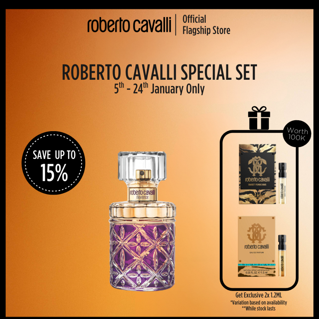 Roberto Cavalli Florence EDP 30ml - Parfum Wanita