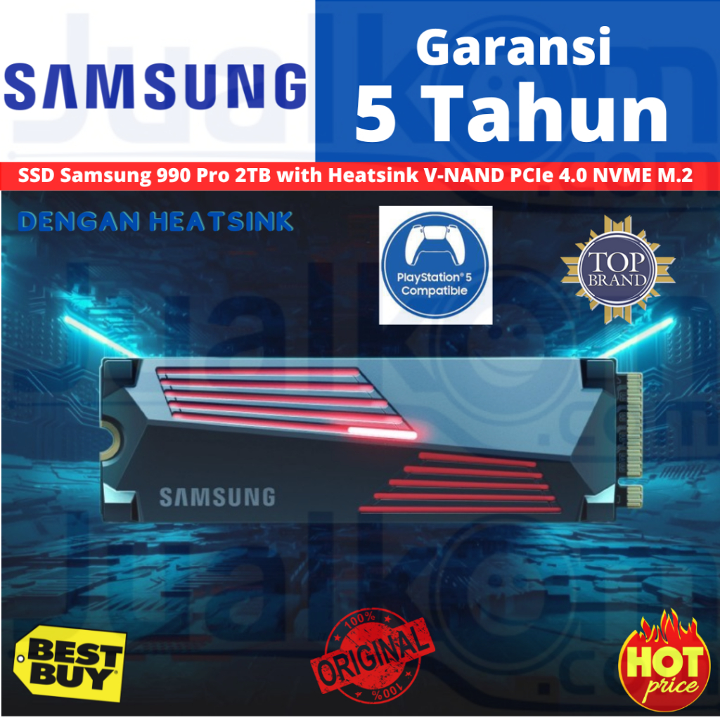 SSD NVME Samsung SSD Samsung 990 Pro 2TB PCIe 4.0 2 TB NVME GEN 4 SSD PS5 SSD
