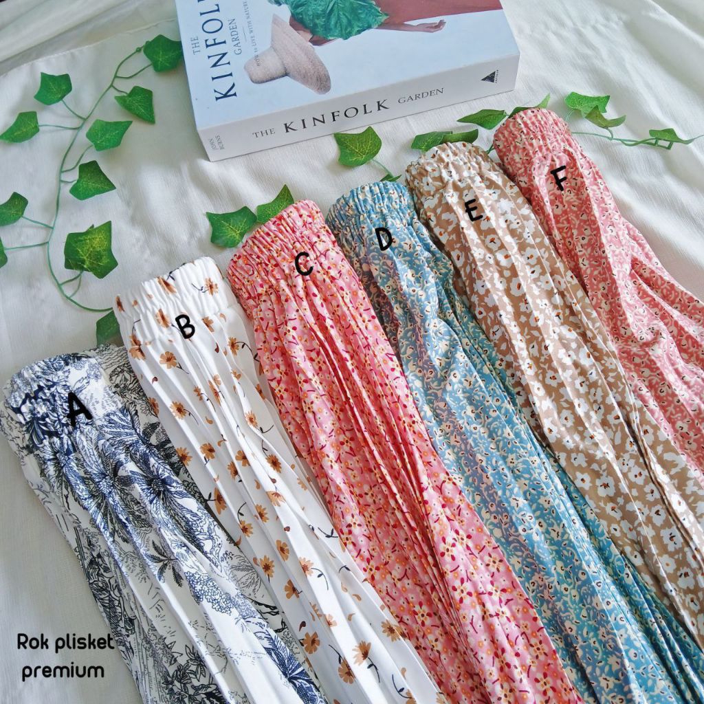 ROK PLISKET MOTIF PREMIUM// ROK PLISKET MOTIF CANTIK// ROK PLISKET AESTHETIC// ROK PLISKET MOTIF BUN