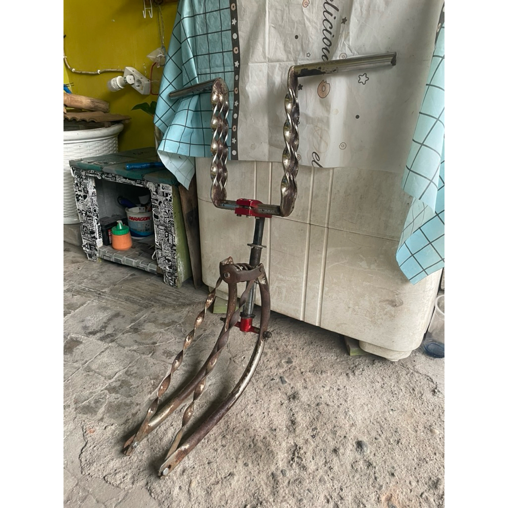 stang + frok sepeda lowrider bekas