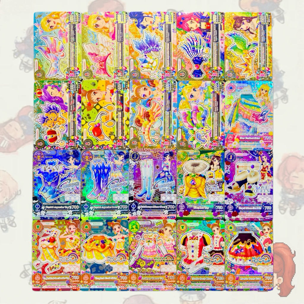 DEFECT SALE Aikatsu Premium Cards Condition Under 90%
