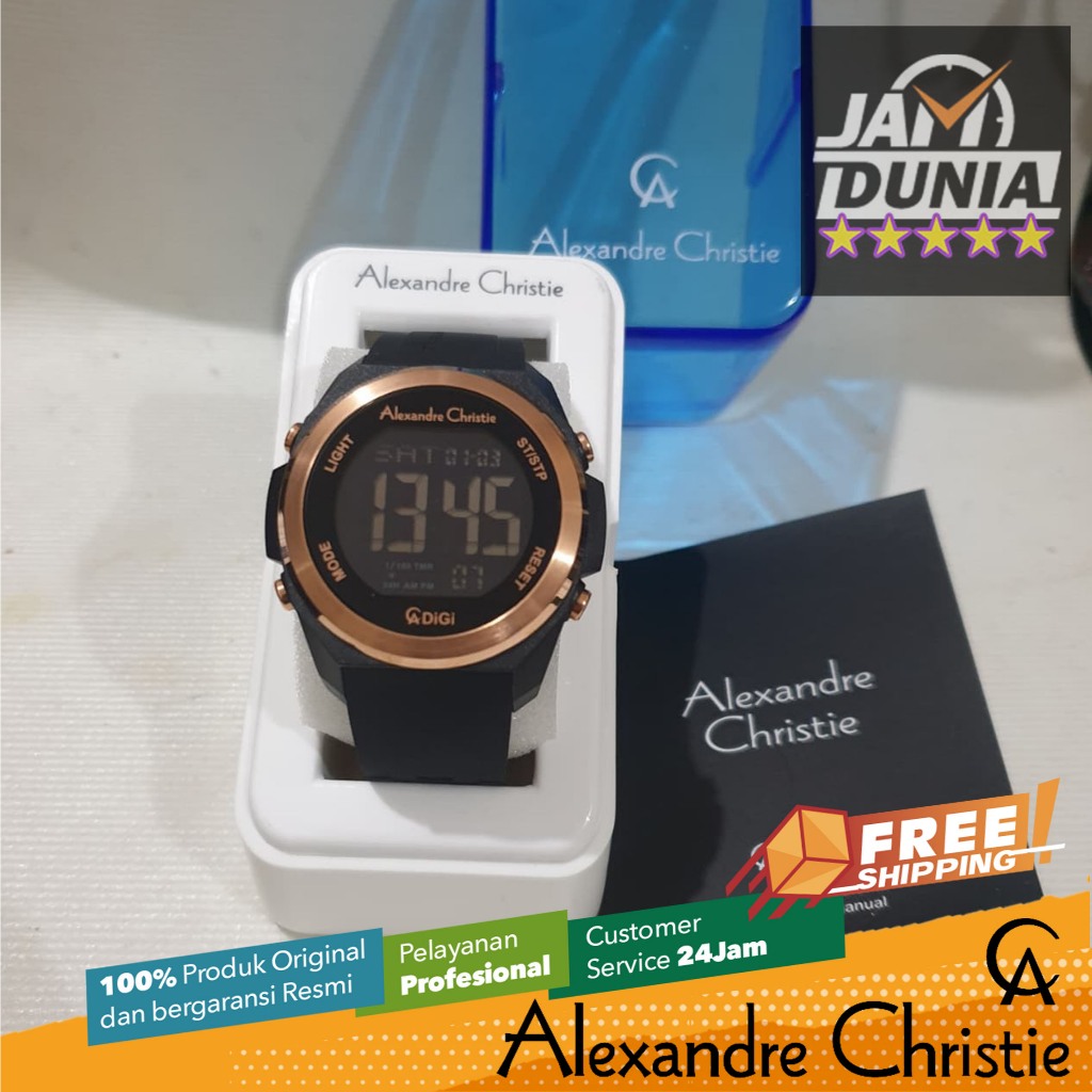 JAM TANGAN PRIA AC DIGITAL ALEXANDRE CHRISTIE DiGi ORIGINAL 9342 AC 9342 AC9342 ACF9342 JAM AC DiGi 