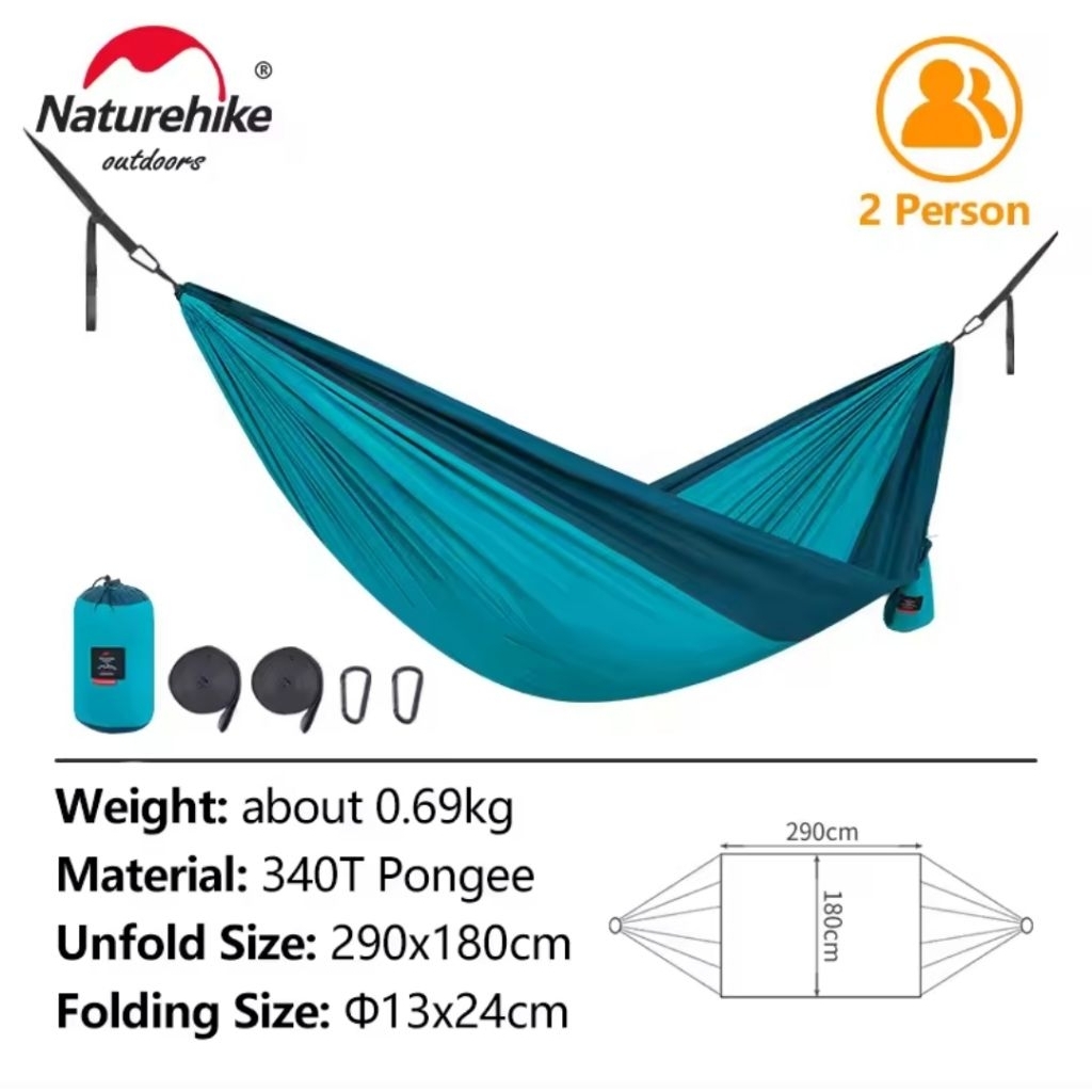 HAMMOCK DOUBLE NATUREHIKE NH21DC011 / AYUNAN GANTUNG