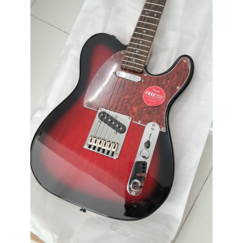 GITAR MELODY FENDER SQUIER STANDARD TELECASTER LFB ANTIQUE BURST F 03-037-1200-537