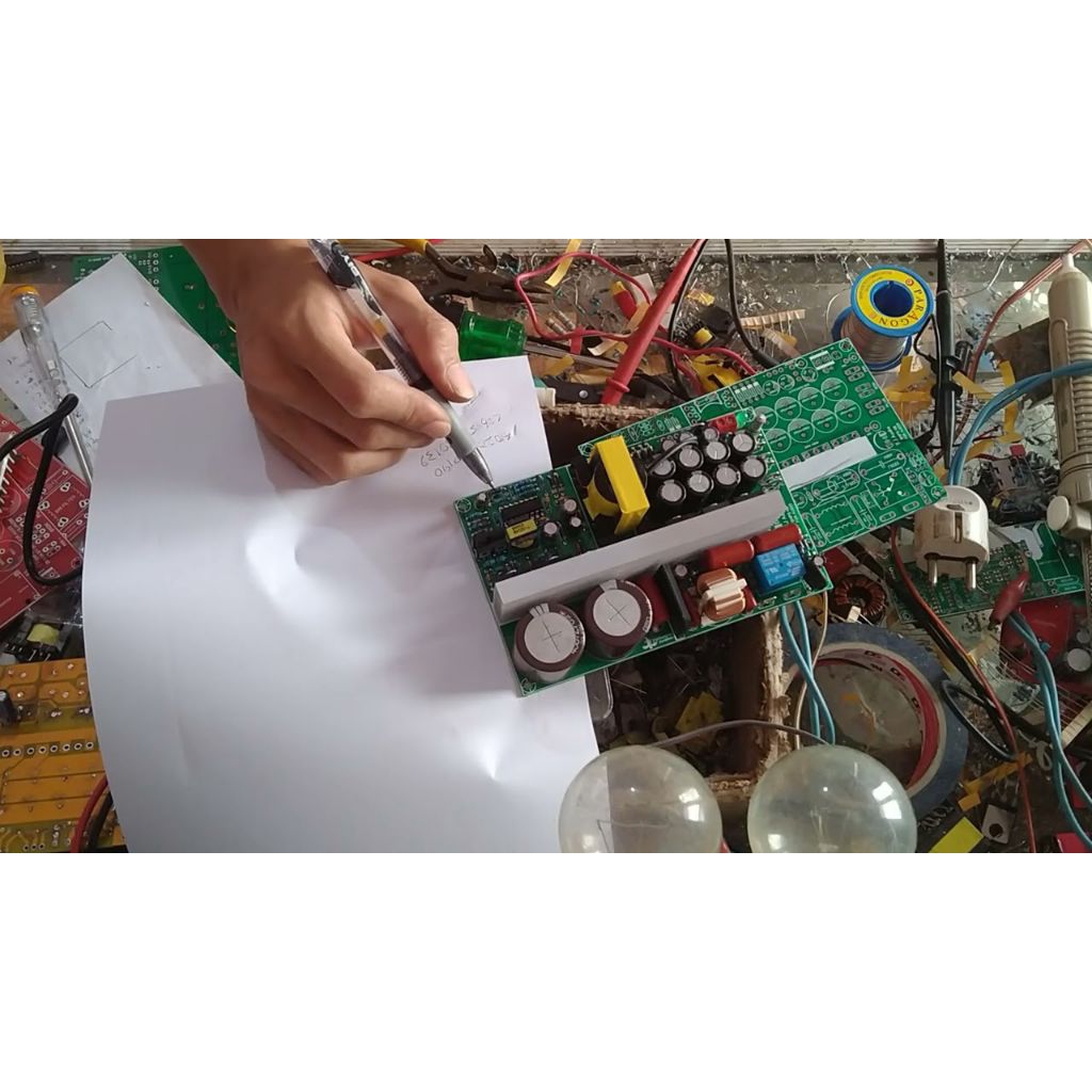 trafo smps pengganti 10a buatan om wahab