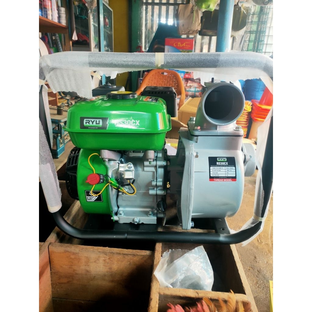 POMPA AIR ALKON RYU 7HP RS30CX GASOLINE 3INCH / POMPA SAWAH IRIGASI RYU 7HP