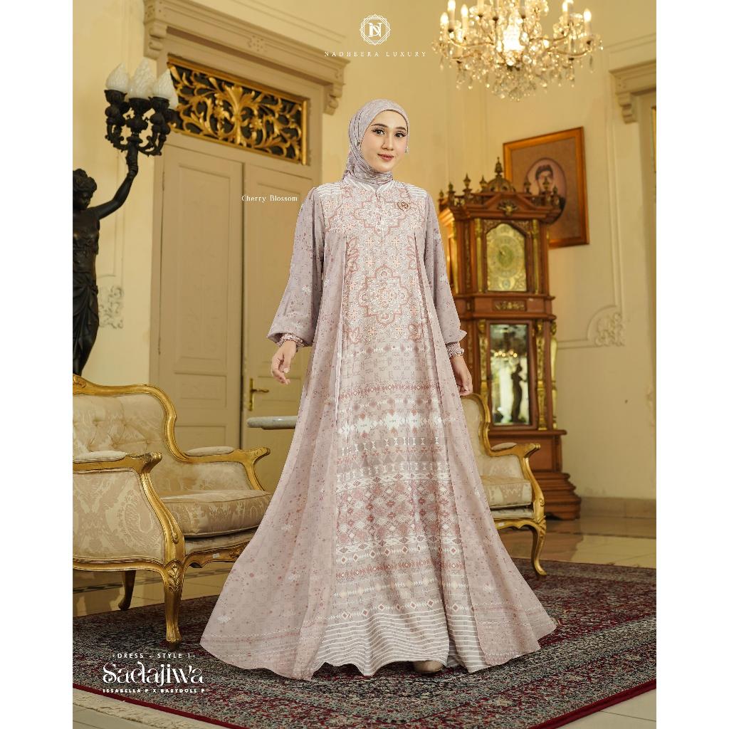 COD BUSANA MUSLIM DRESS & MIDI SADAJIWA SERIES BY NADHEERA LUXURY ORI