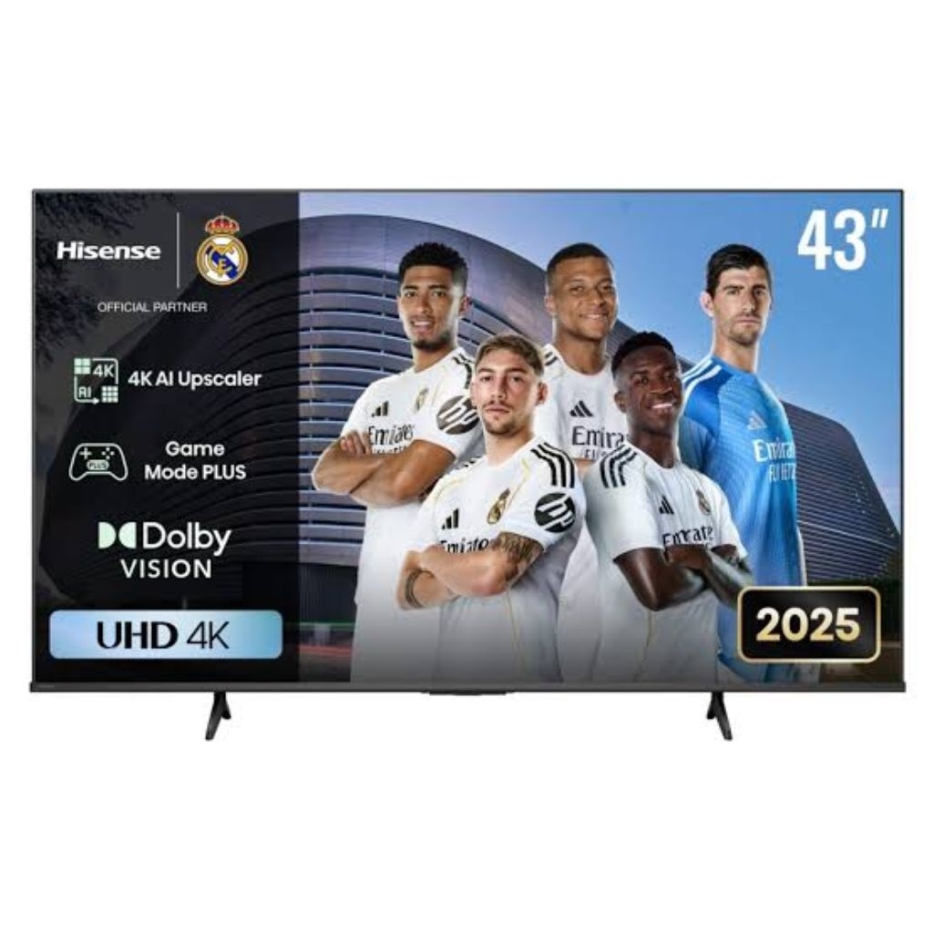 HISENSE LED TV 43A6Q 43 INCH SMART TV VIDAA DIGITAL TV RESMI