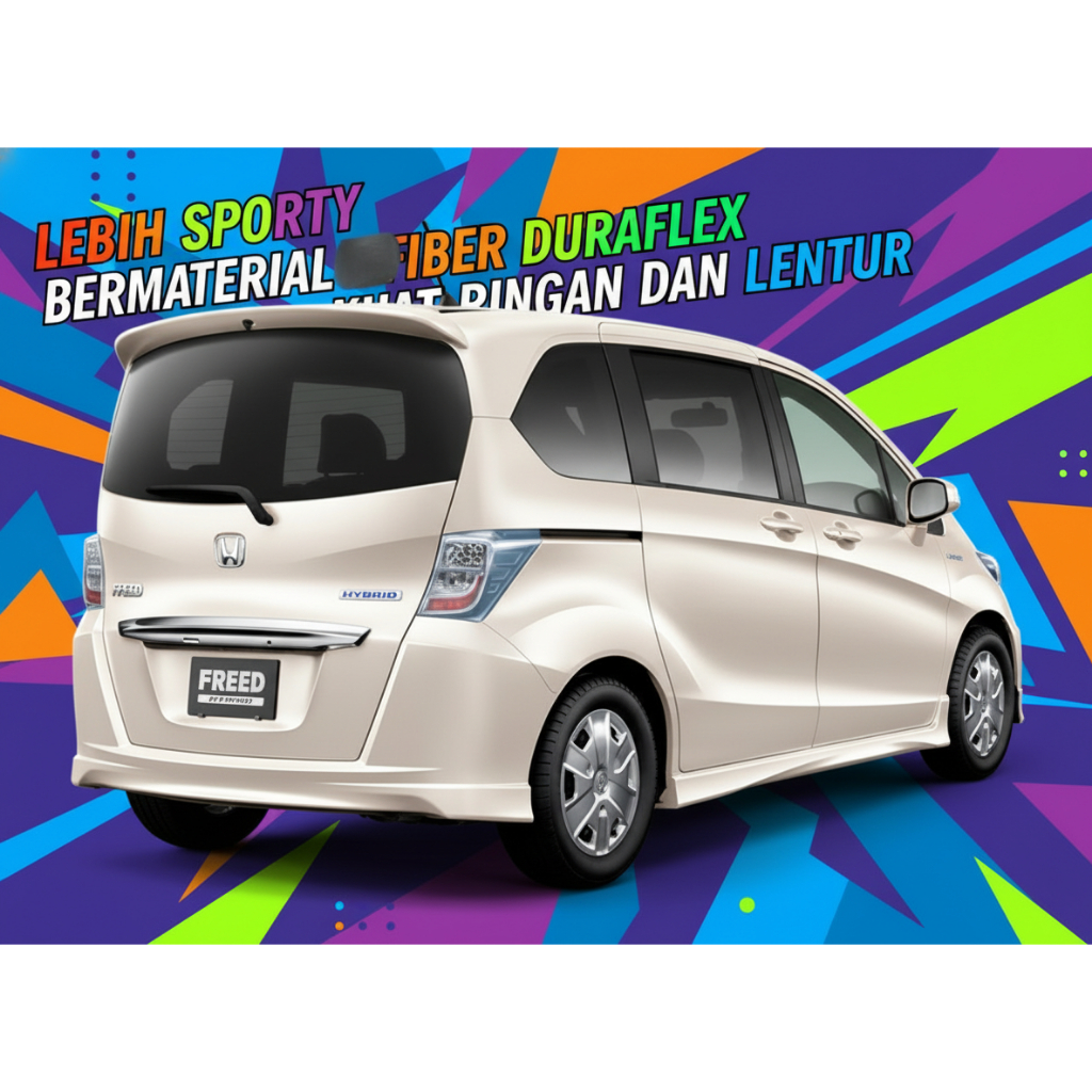BODYKIT FREED HYBRID 2009 2010 2011 2012 2013 2014 2015 BUMPER / BEMPER HONDA FREED