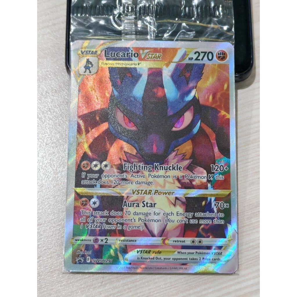 Kartu Pokemon Lucario Vstar Promo Eng Sealed