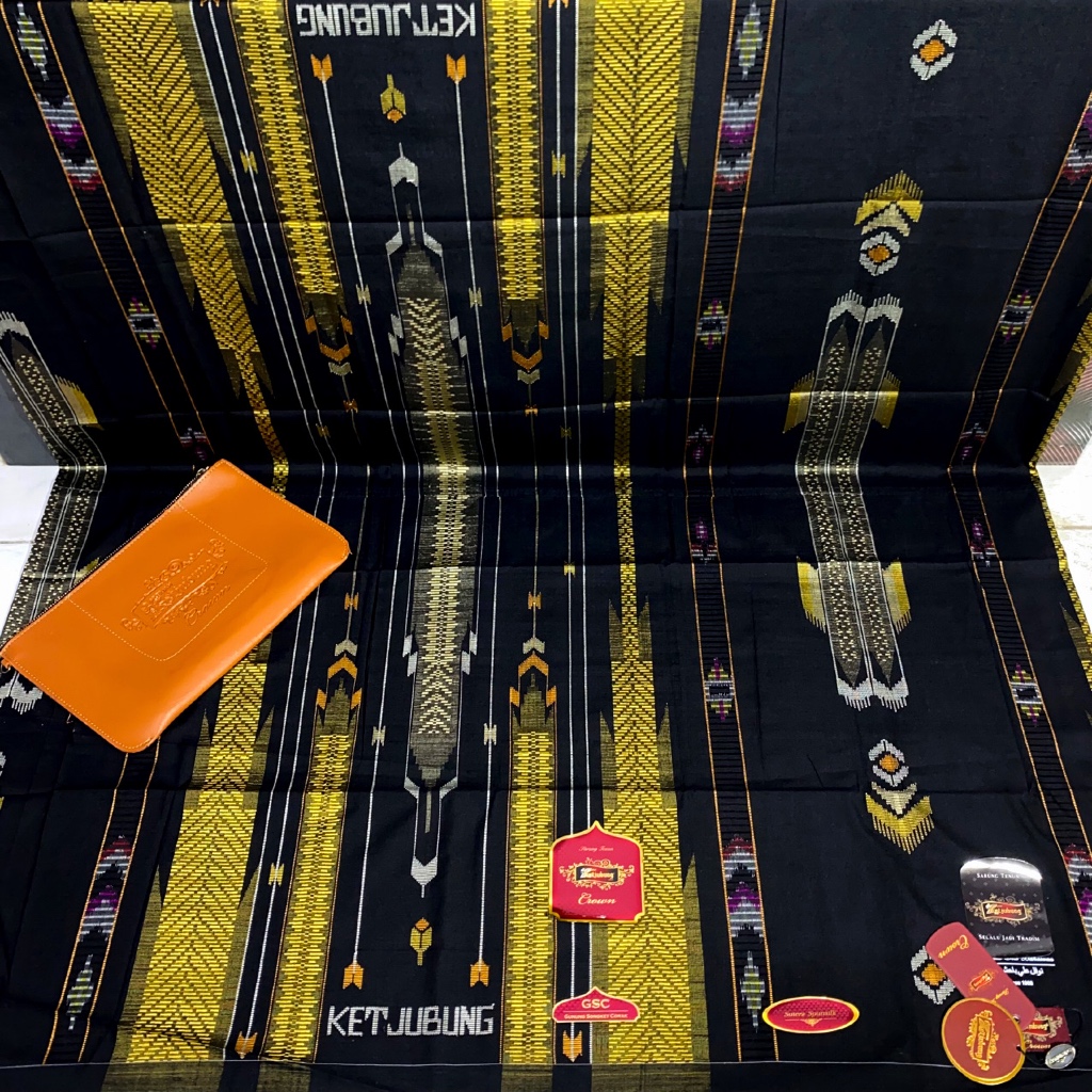Sarung Ketjubung Full Sutera Spunsilk GSC Gunung Songket Corak SSG Songket Strimin Gunung 2017 | Ket