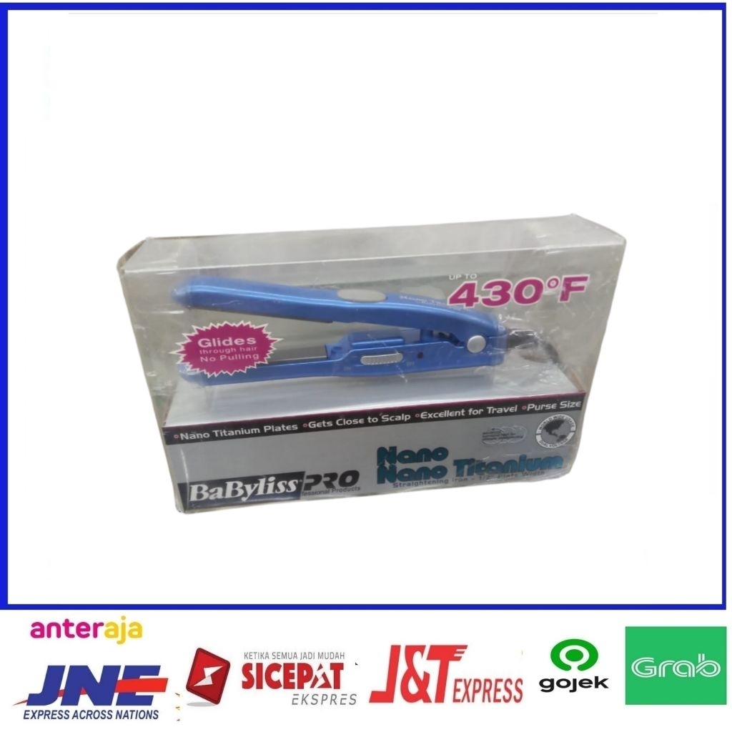 catokan rambut mini BaByliss pro nano titanium, catok rambut traveling BaByliss pro nano titanium