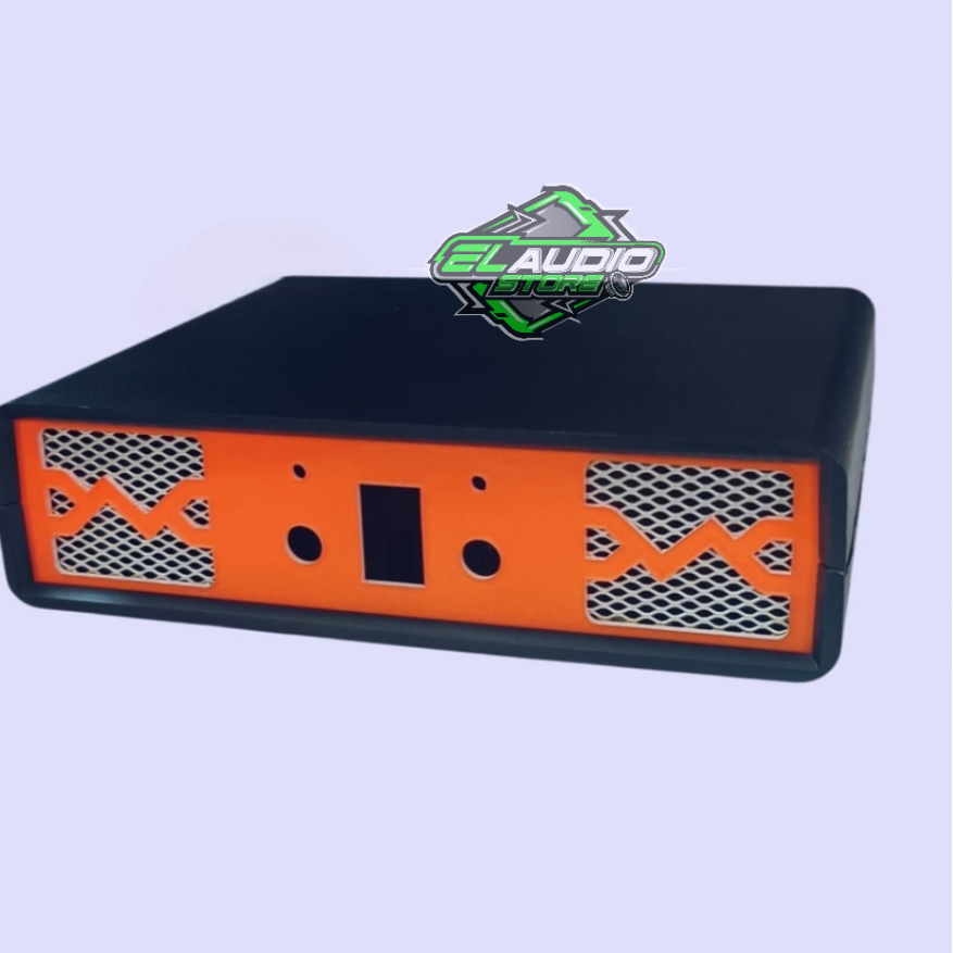 Bok Miniatur Built-up / Box Power Amplifier Mini Model PHASELAB / Bok X8 Bahan Plastik Tebal