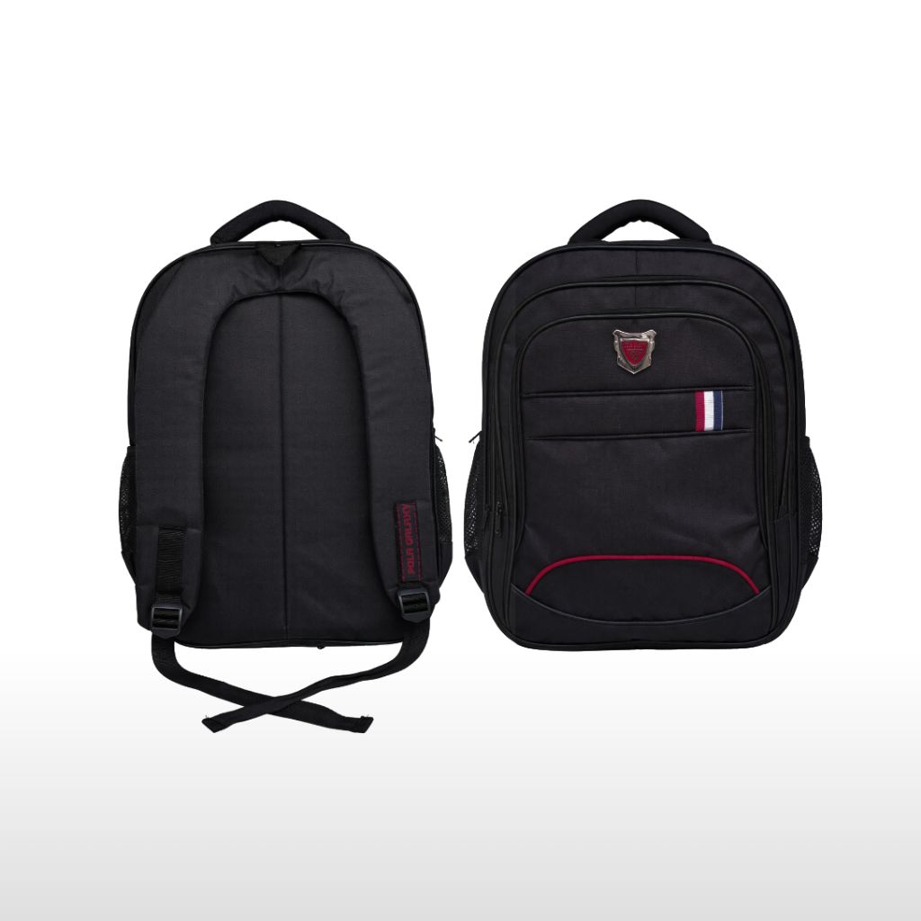 Tas ranse pola galaxy blcak tas sekolah backpack tas pria wanita